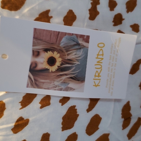 Kirundo Summer Leopard Mini Dress SZ LG - Picture 6 of 11